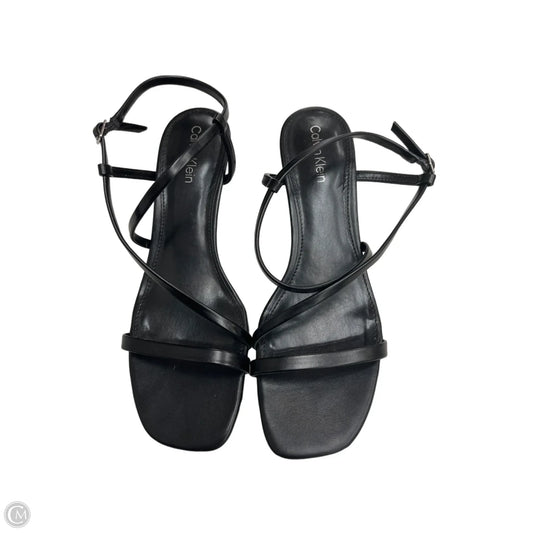 Shoes Heels Kitten By Calvin Klein In Black, Size: 9.5