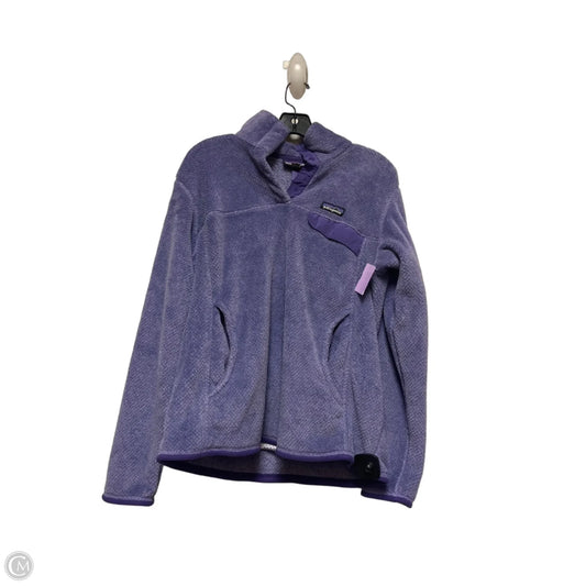 Sweatshirt Collar By Patagonia In Purple, Size: L
