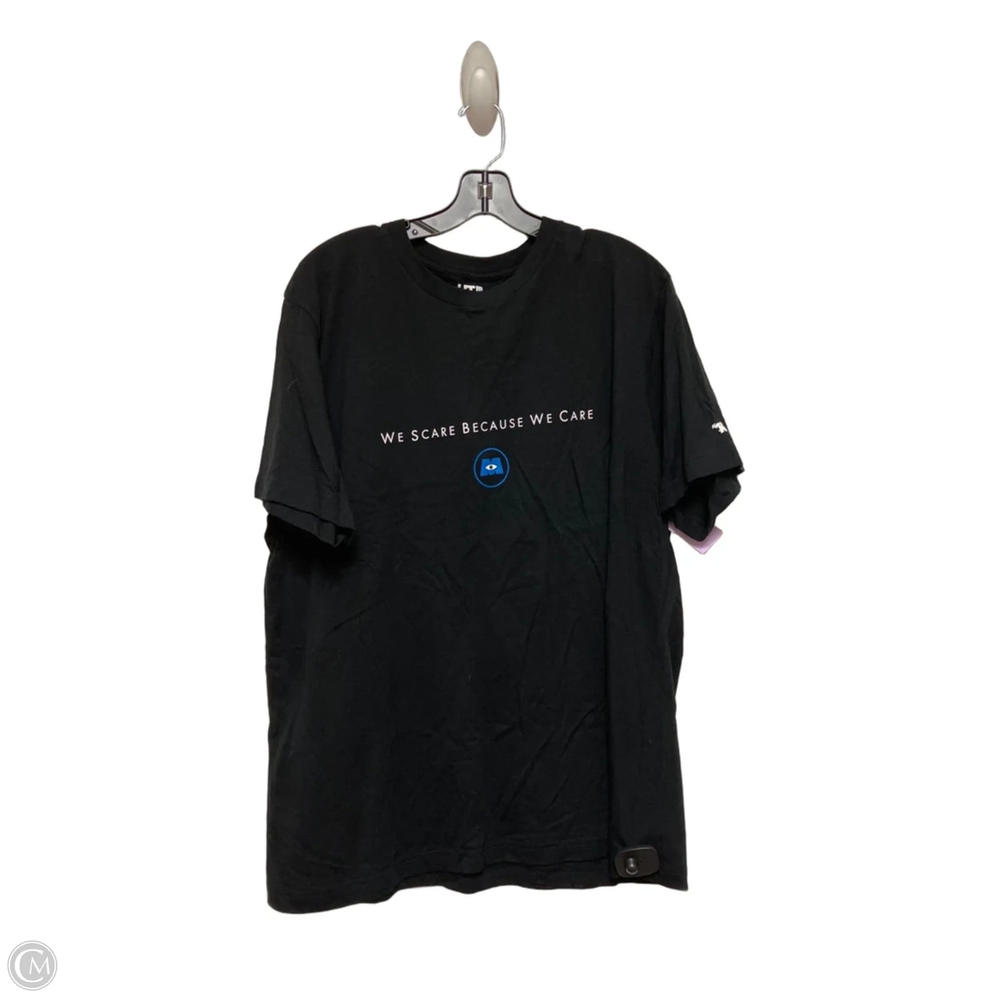 Top Short Sleeve By Uniqlo In Black, Size: Xl