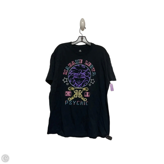Top Short Sleeve Basic By Disney Store In Black, Size: Xl