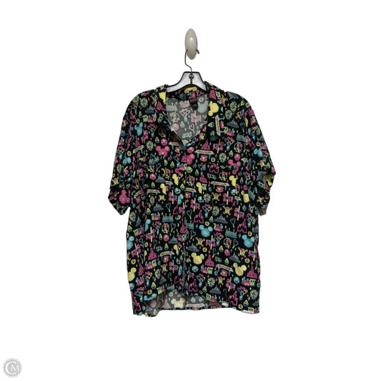 Top Short Sleeve By Disney Store In Multi-colored, Size: 3x