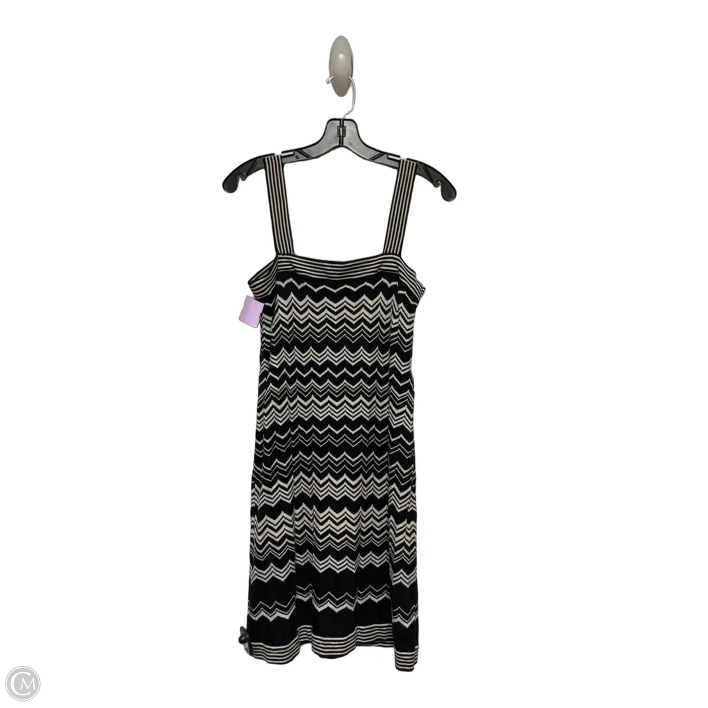 Dress Luxury Designer By Missoni In Black & White, Size: M