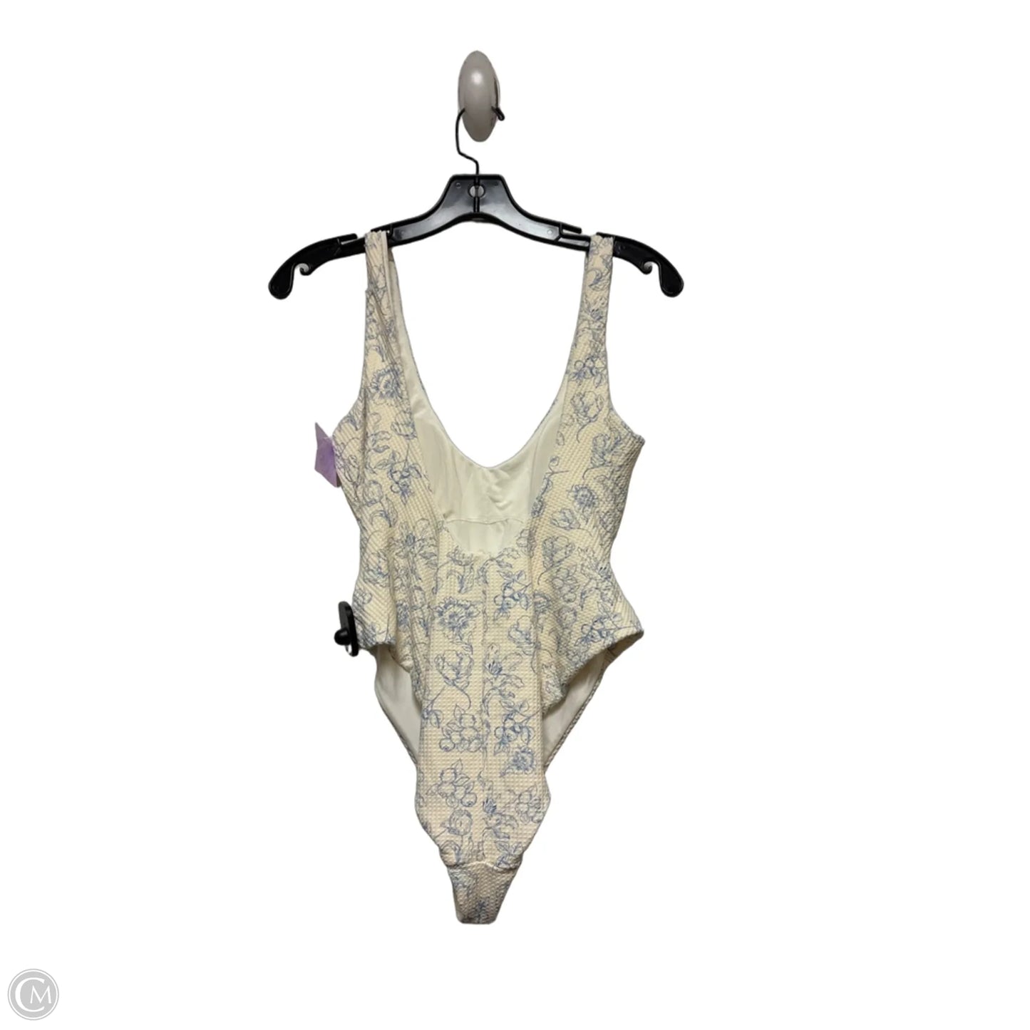 Swimsuit By Dippin Daisys In Blue & Cream, Size: M