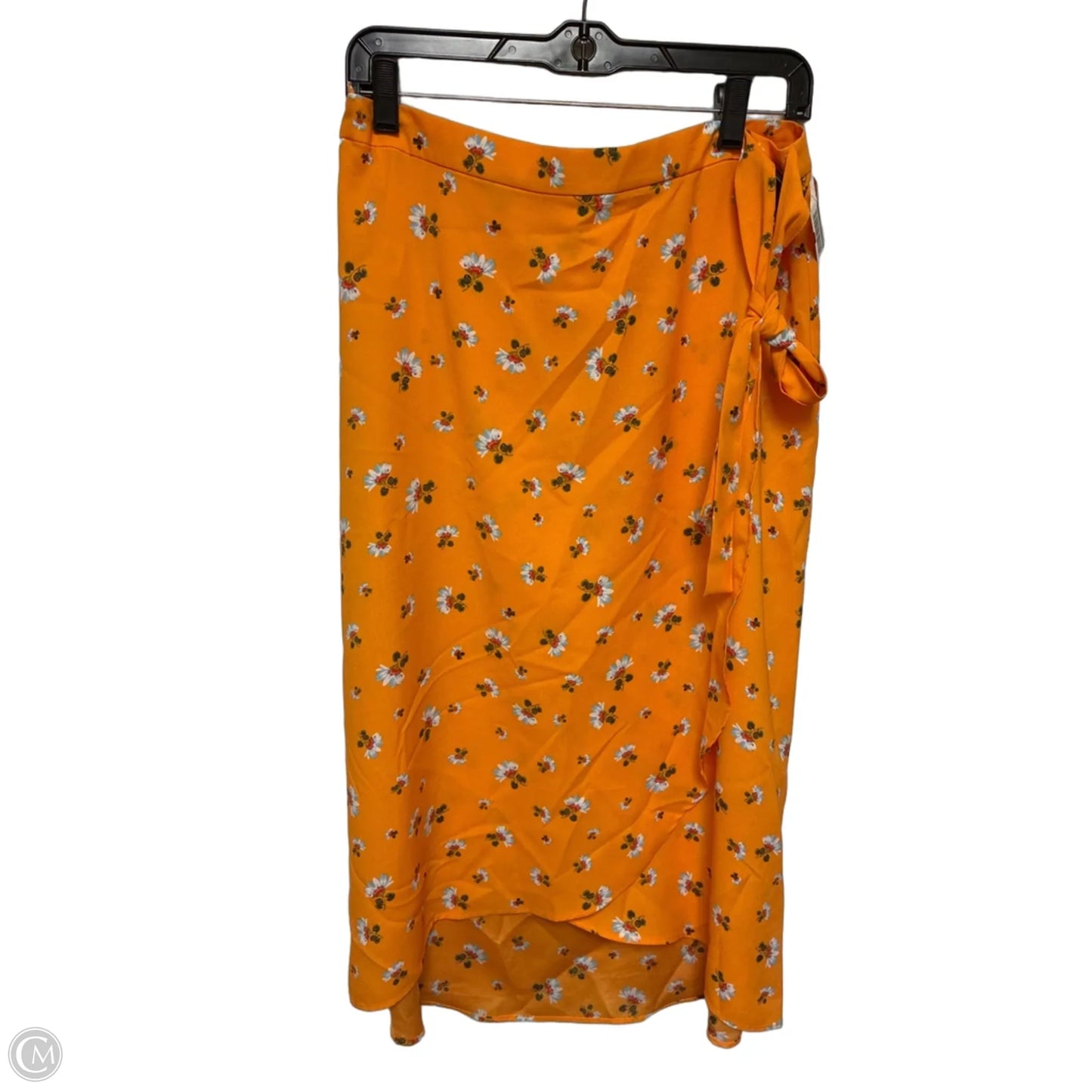 Skirt Midi By Loft In Floral Print, Size: 10