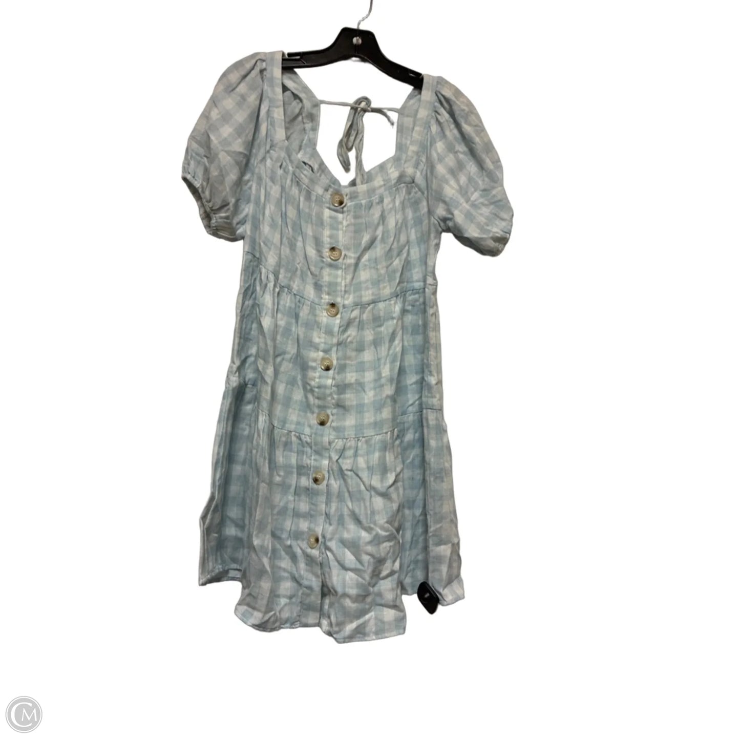 Dress Casual Short By Hem & Thread In Plaid Pattern, Size: L