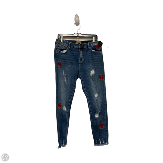 Jeans Skinny By Driftwood In Floral Print, Size: 6