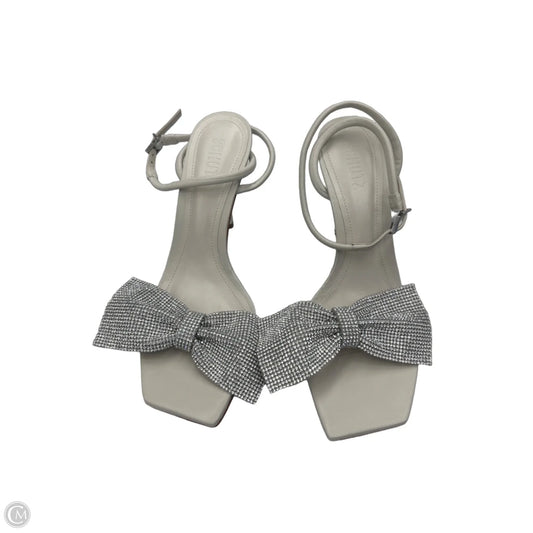 Shoes Heels Stiletto By Schutz In Silver, Size: 9