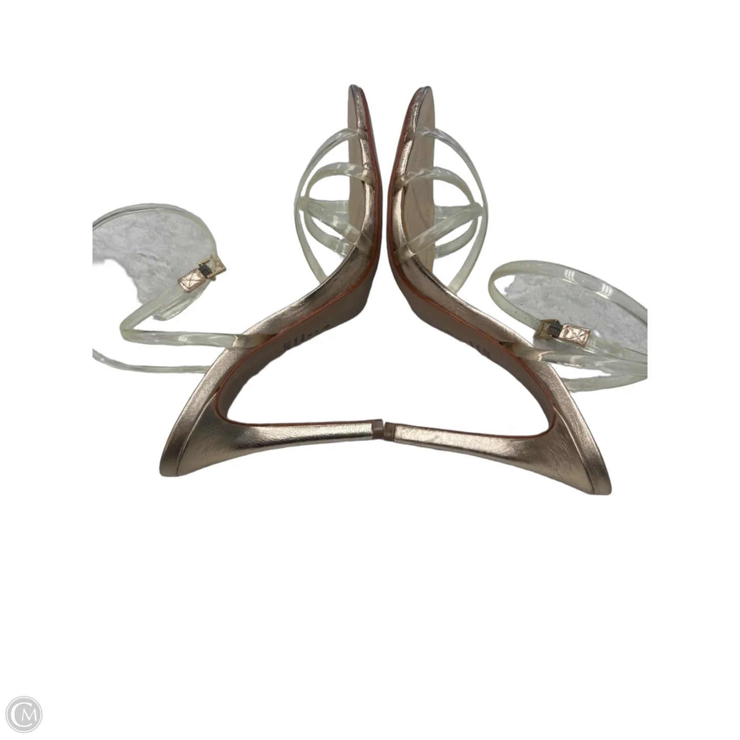 Shoes Heels Stiletto By Schutz In Gold, Size: 9