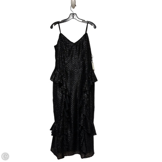 Dress Party Midi By 1.state In Black, Size: M