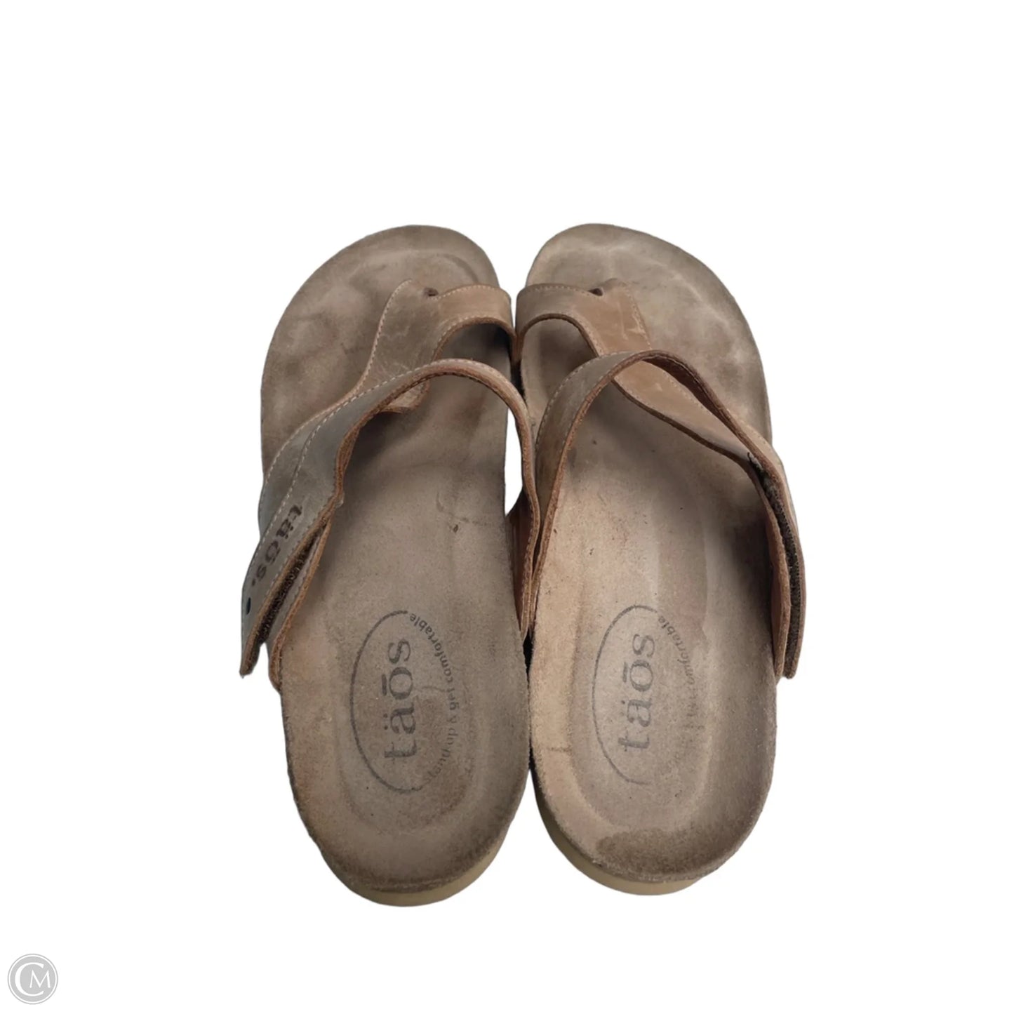 Sandals Flats By Taos In Tan, Size: 8