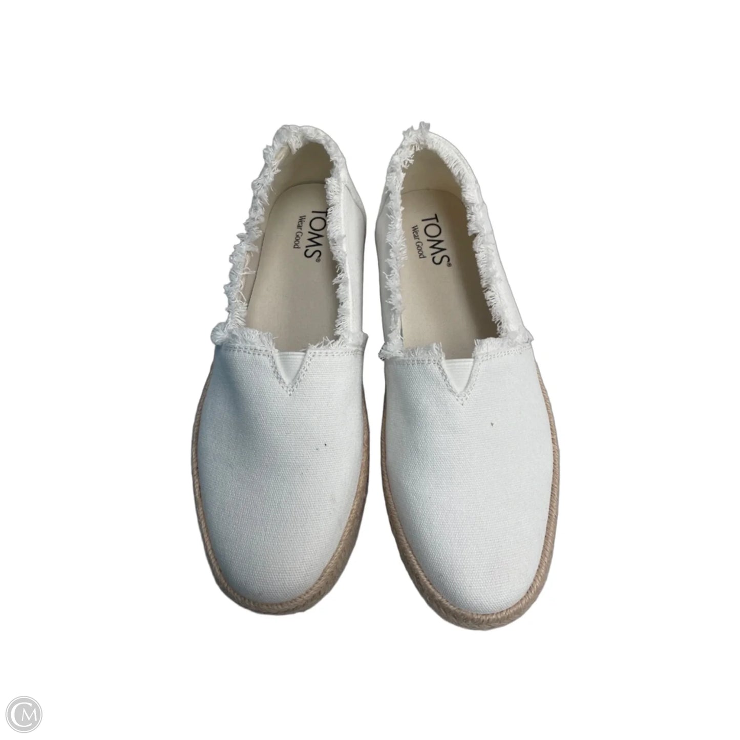 Shoes Flats By Toms In White, Size: 8