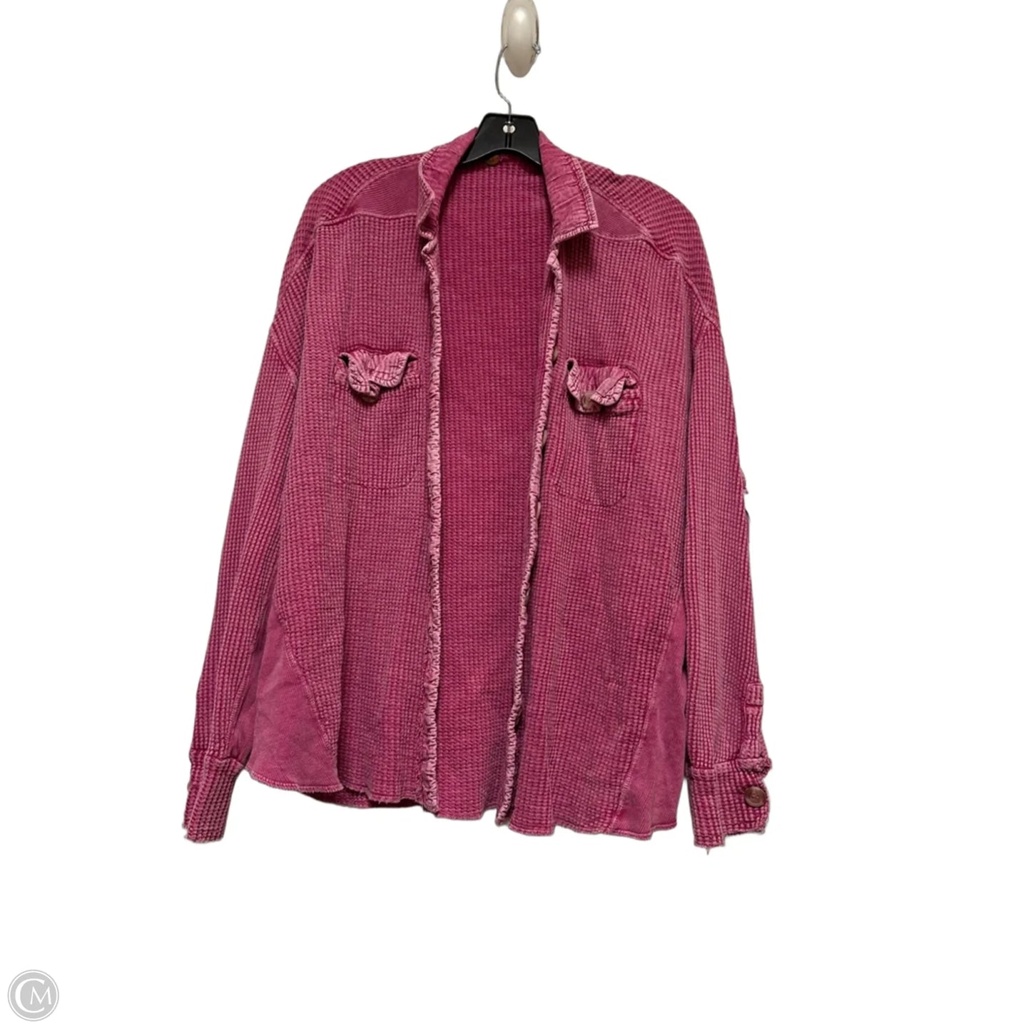 Top Long Sleeve By Free People In Purple, Size: M