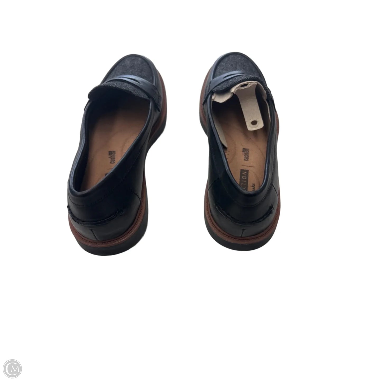 Shoes Flats By Clarks In Black, Size: 7.5