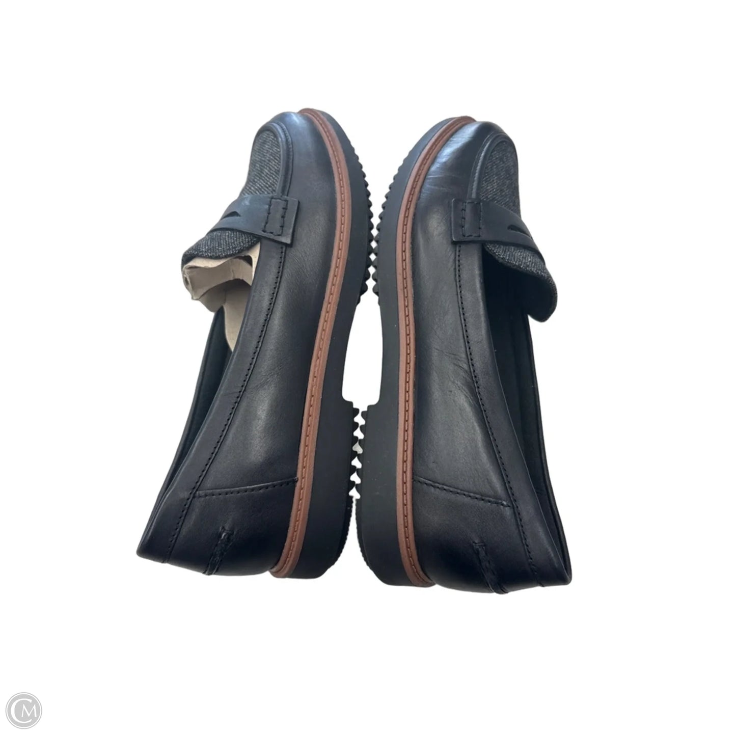 Shoes Flats By Clarks In Black, Size: 7.5