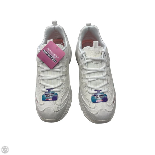 Shoes Athletic By Skechers In Floral Print, Size: 8.5