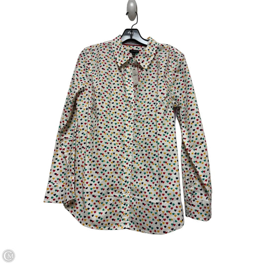 Top Long Sleeve By Talbots In Multi-colored, Size: M