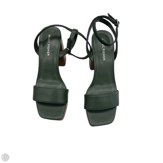 Shoes Heels Block By Marc Fisher In Green, Size: 7