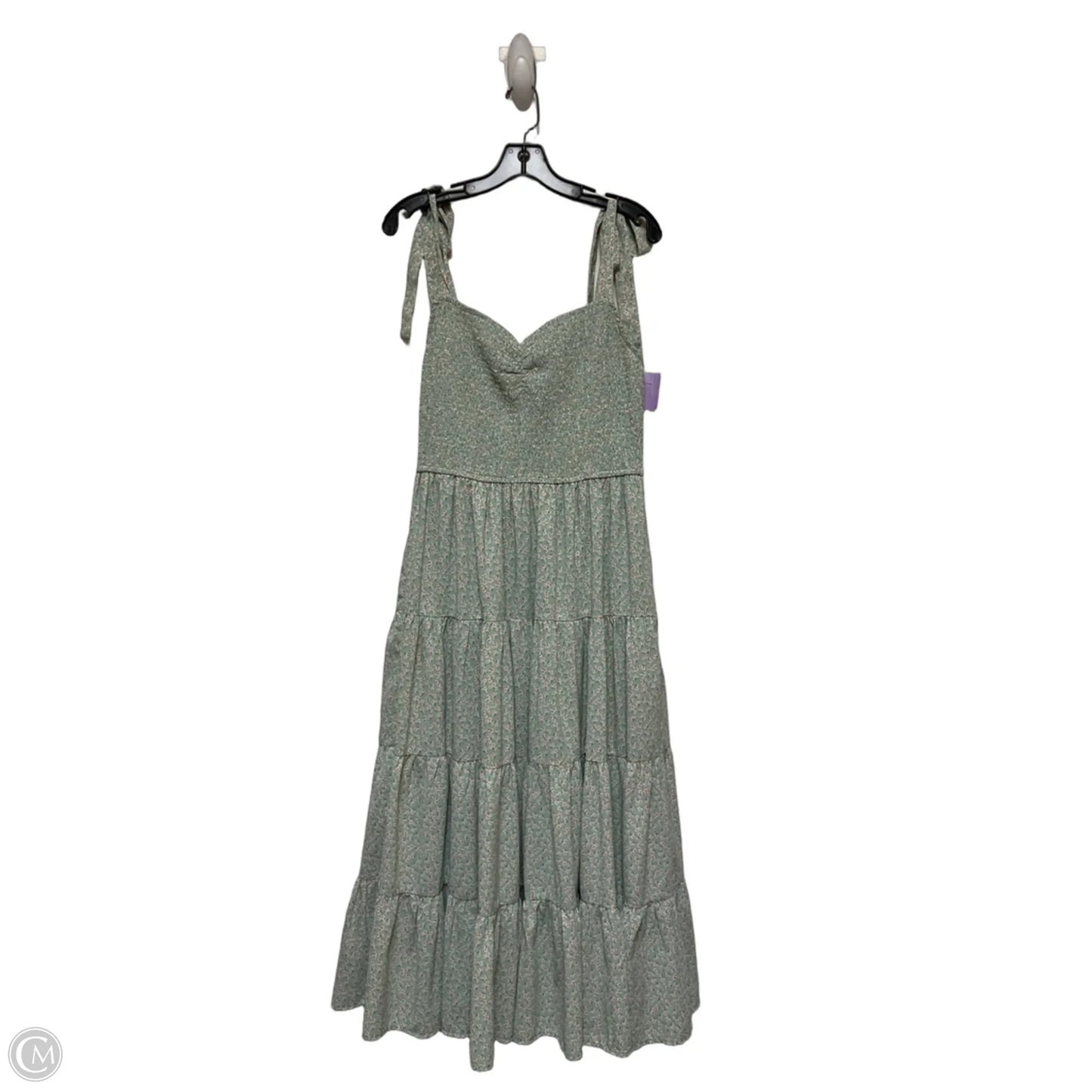 Dress Casual Midi By Clothes Mentor In Floral Print, Size: L
