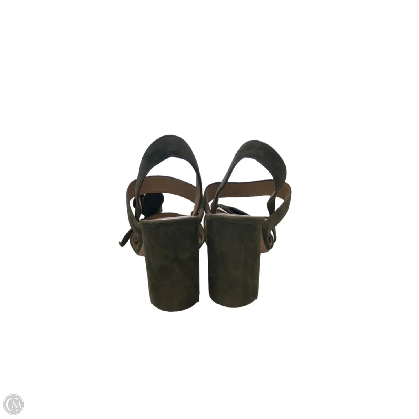 Shoes Heels Block By Ann Taylor In Green, Size: 8