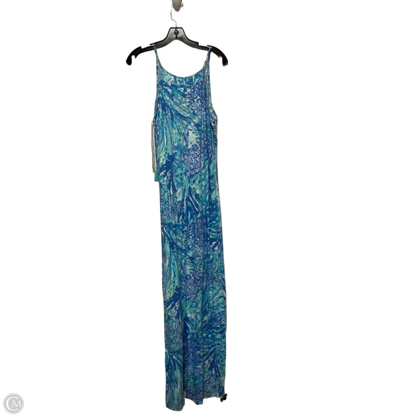 Dress Designer By Lilly Pulitzer In Blue & Green, Size: M