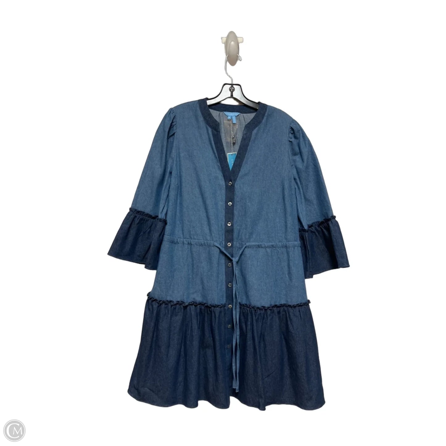 Dress Casual Short By Draper James In Blue Denim, Size: M