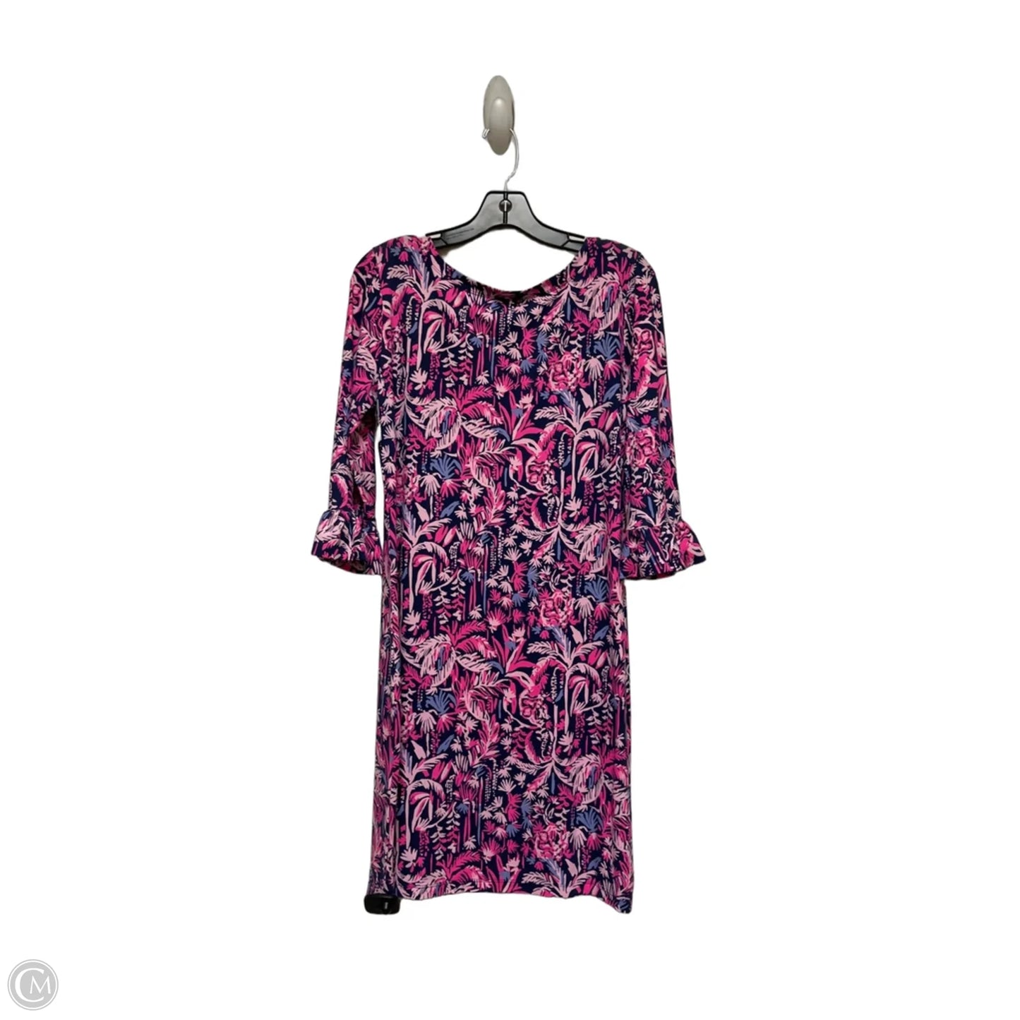 Dress Designer By Lilly Pulitzer In Blue & Pink, Size: M