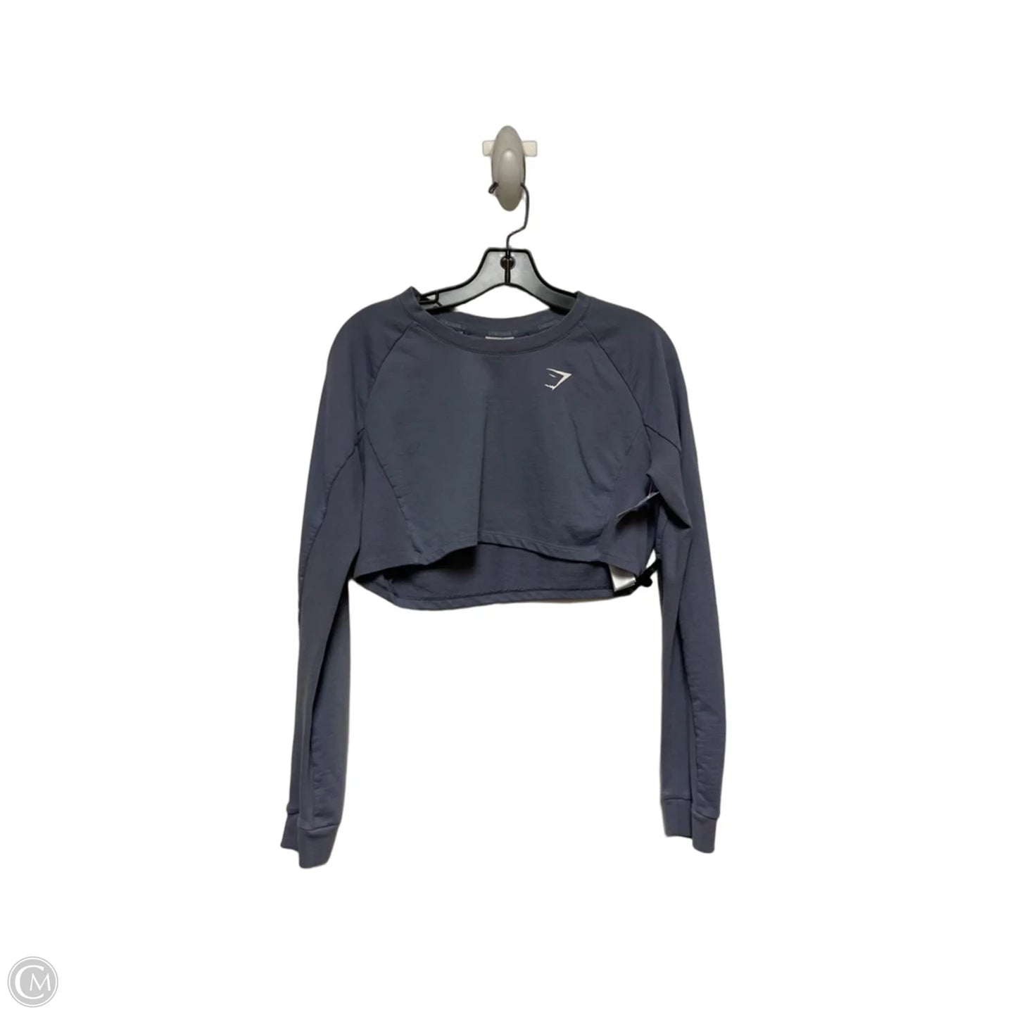 Athletic Top Long Sleeve Crewneck By Gym Shark In Purple, Size: S