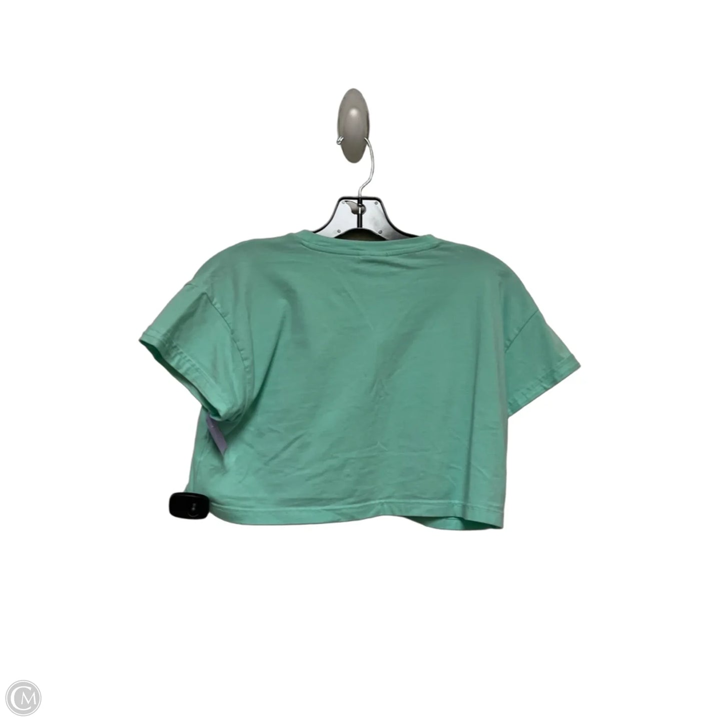 Athletic Top Short Sleeve By Gym Shark In Green, Size: S