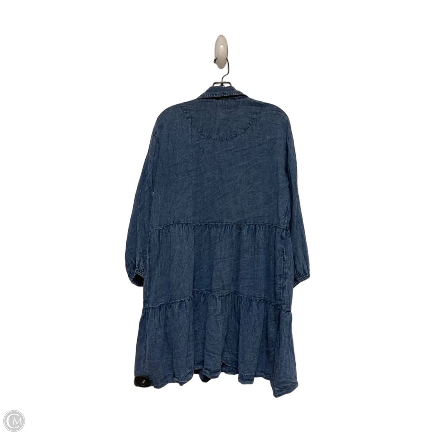 Dress Casual Short By Maeve In Blue Denim, Size: M