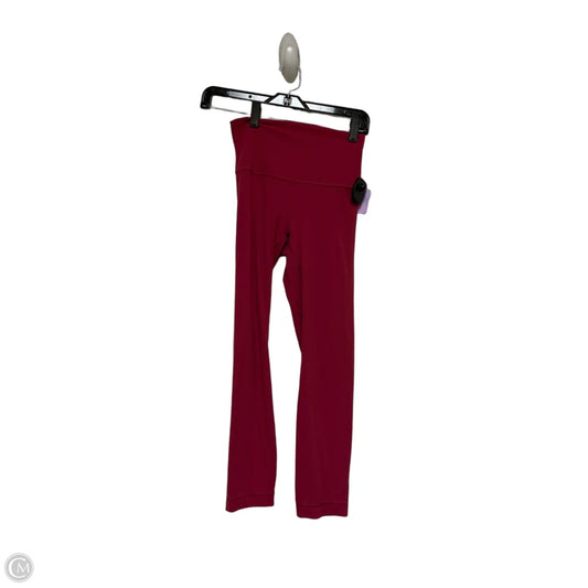 Athletic Leggings By Lululemon In Pink, Size: 4
