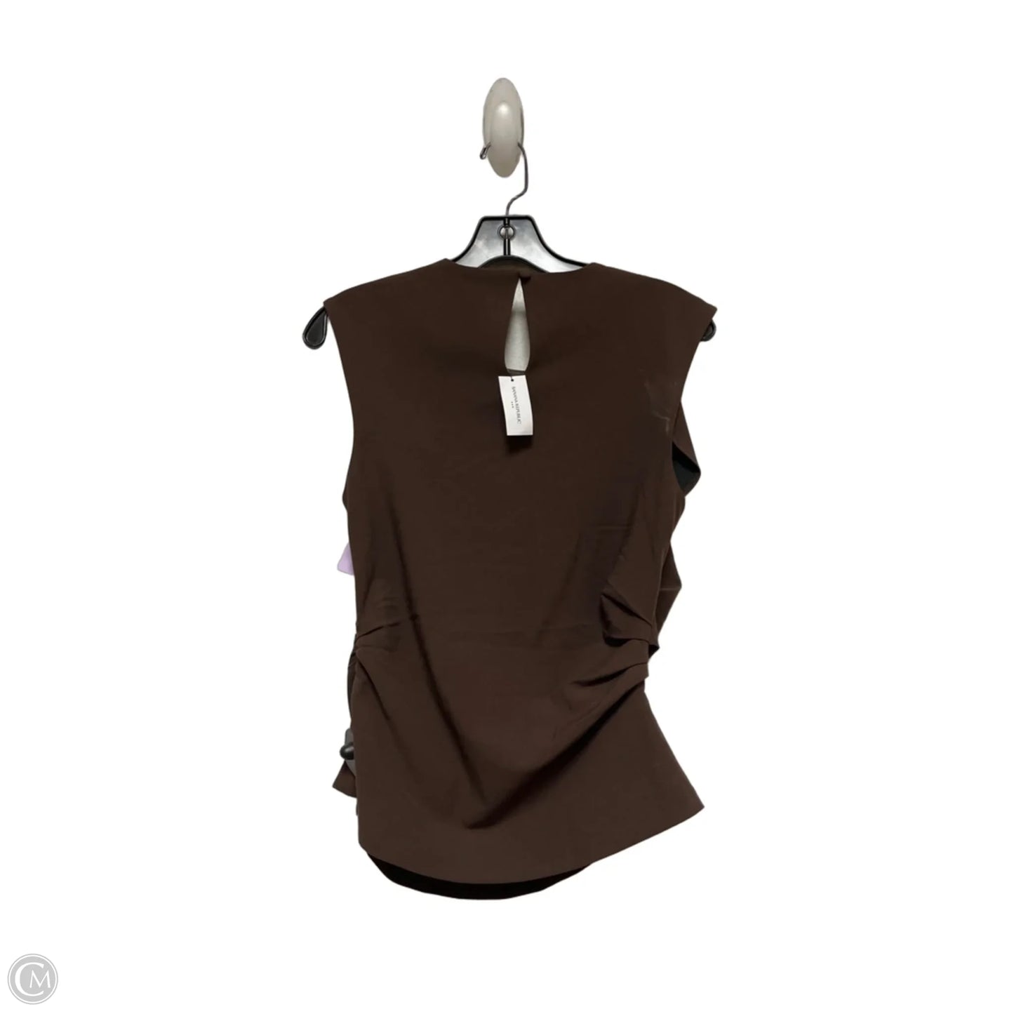 Top Sleeveless By Banana Republic In Brown, Size: S