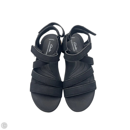 Sandals Flats By Clarks In Black, Size: 7
