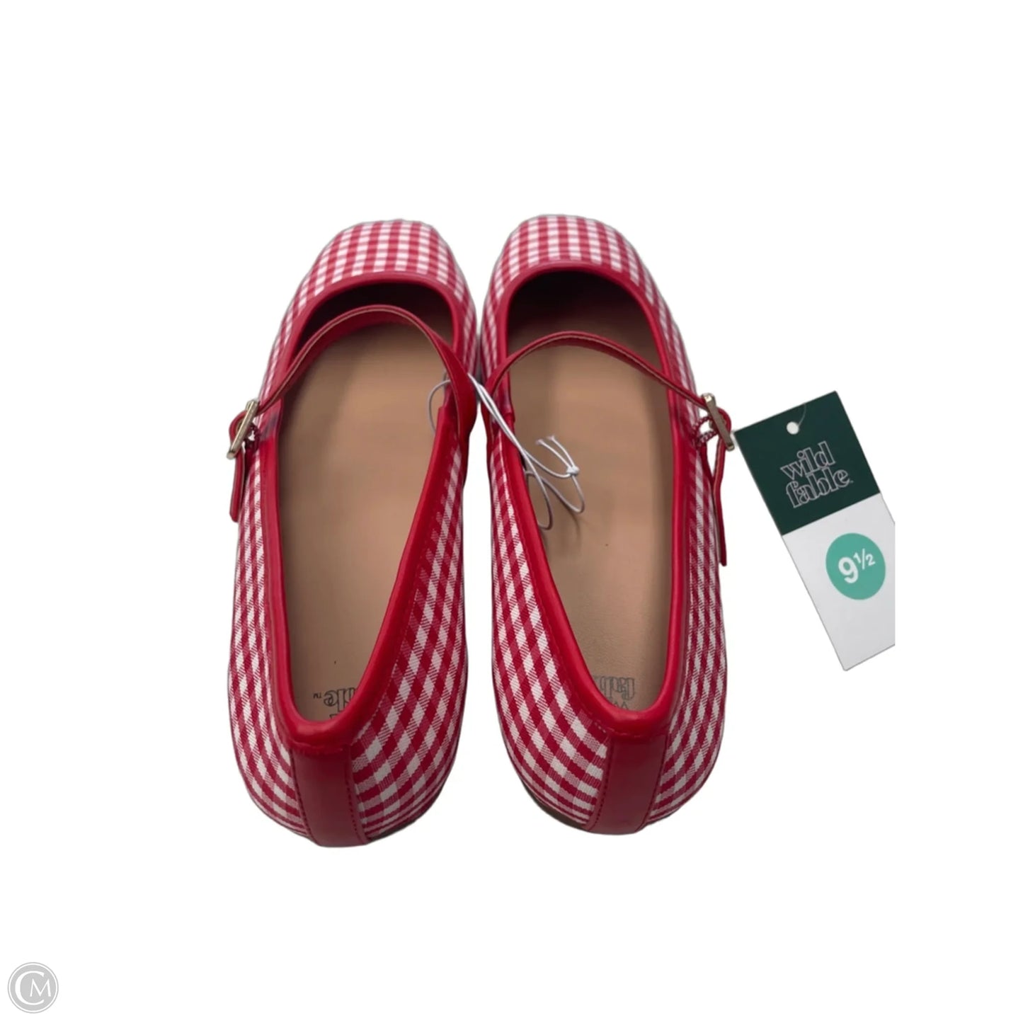 Shoes Flats By Wild Fable In Red & White, Size: 9.5