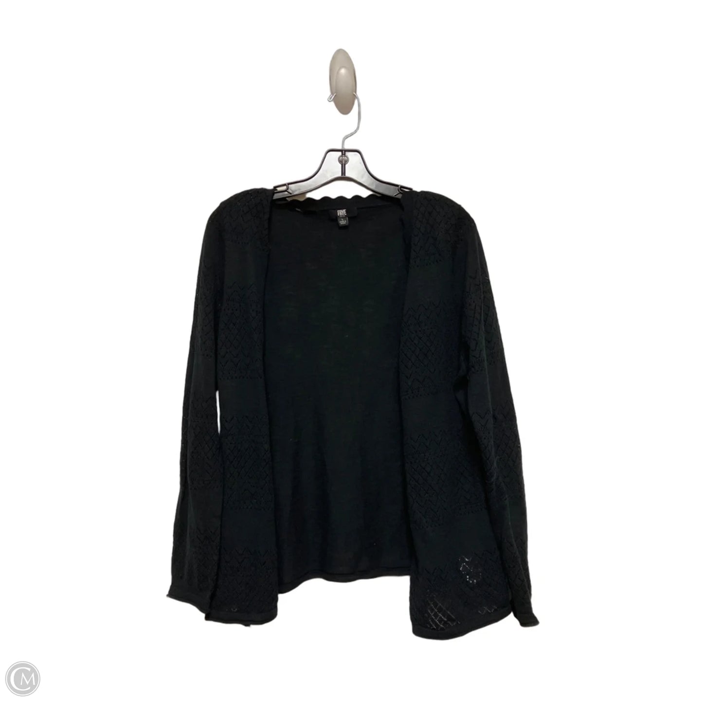 Cardigan Designer By Frye In Black, Size: L