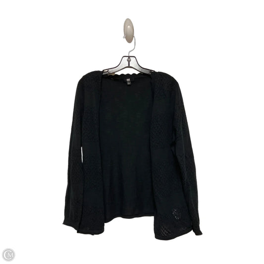 Cardigan Designer By Frye In Black, Size: L