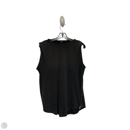 Athletic Tank Top By Lululemon In Black, Size: L