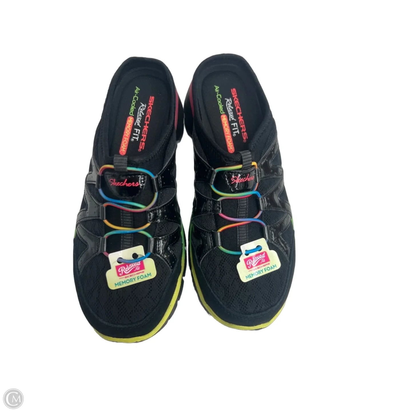 Shoes Flats By Skechers In Rainbow Print, Size: 8