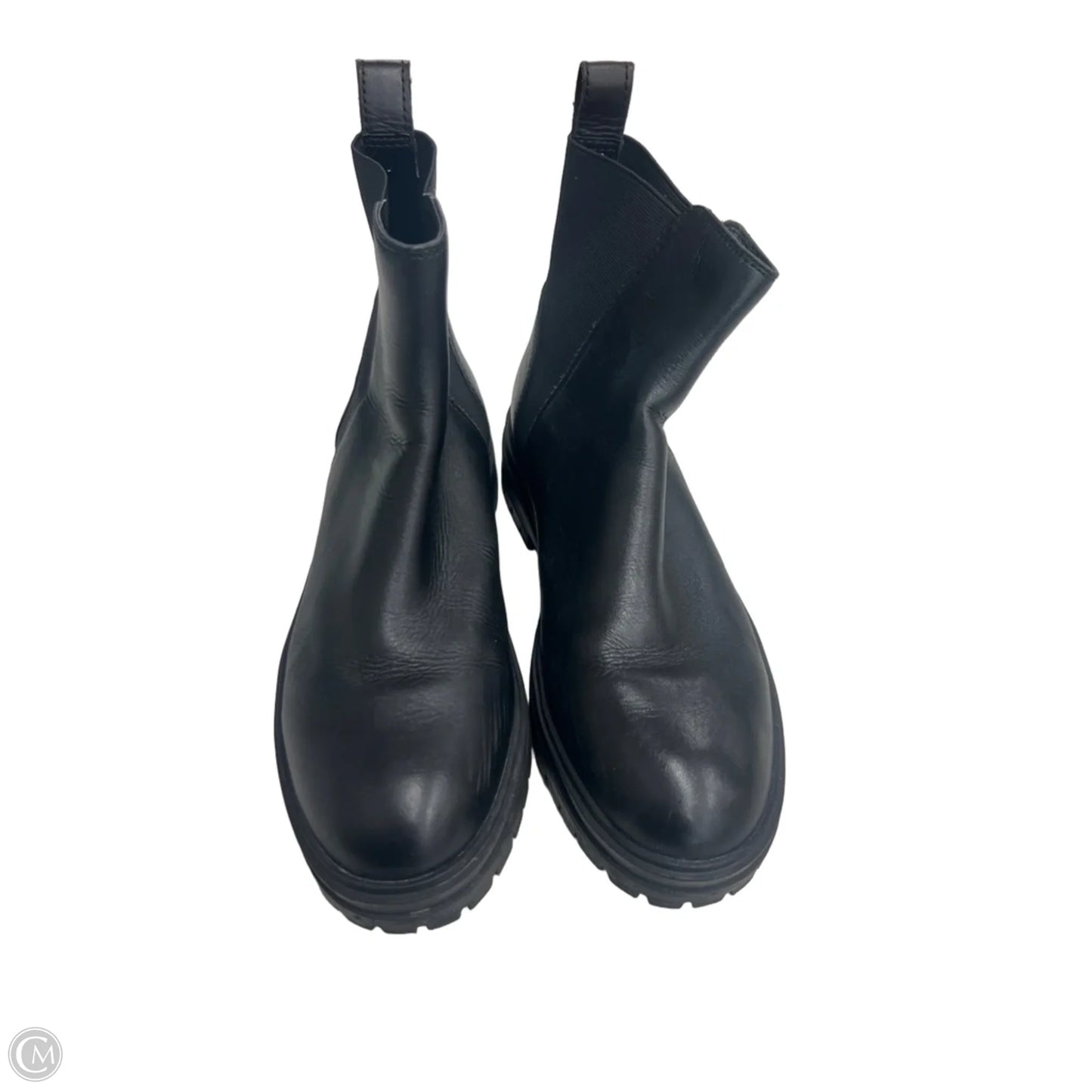 Boots Ankle Flats By Steve Madden In Black, Size: 9