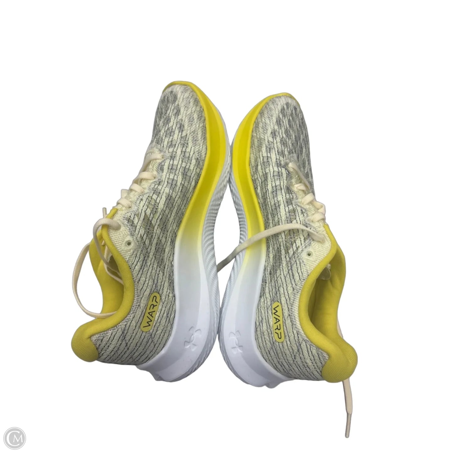 Shoes Athletic By Under Armour In Yellow, Size: 9.5