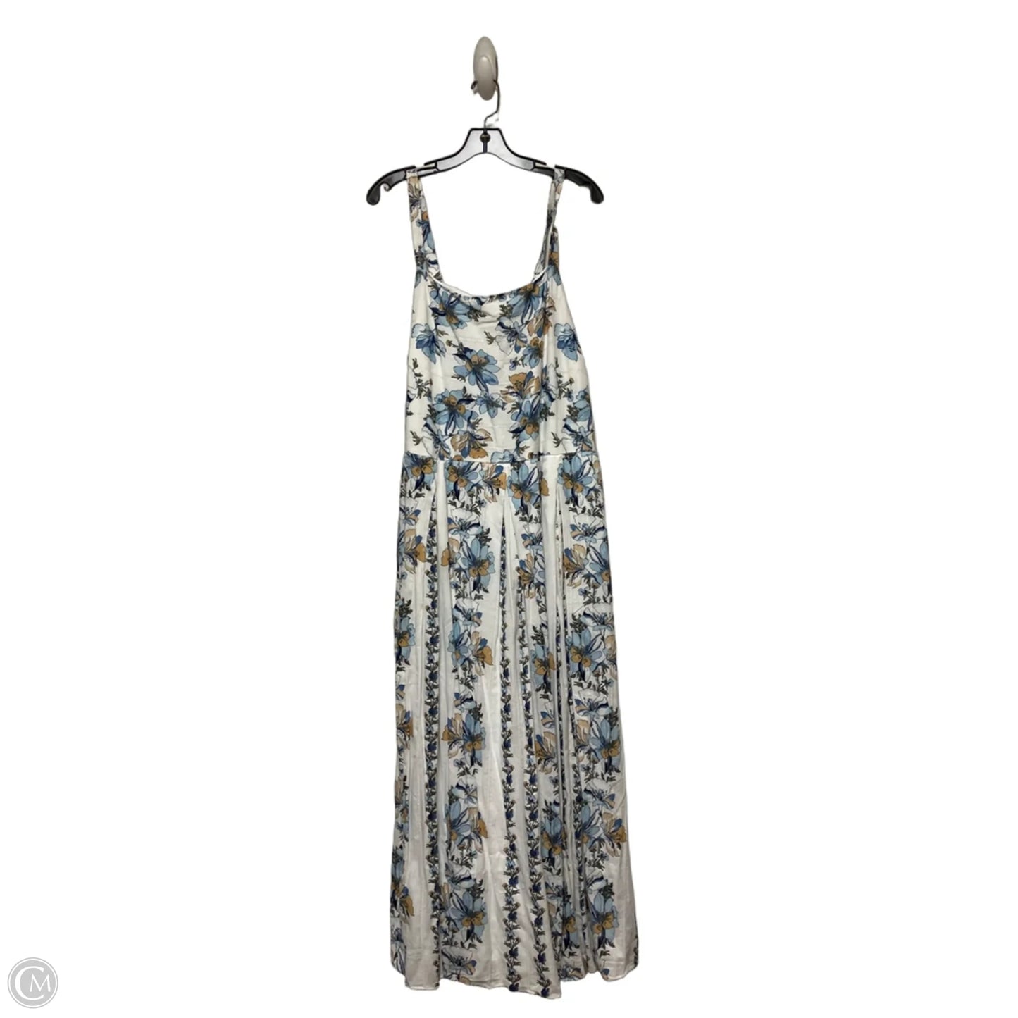 Dress Casual Maxi By Lane Bryant In Blue & White, Size: Xl