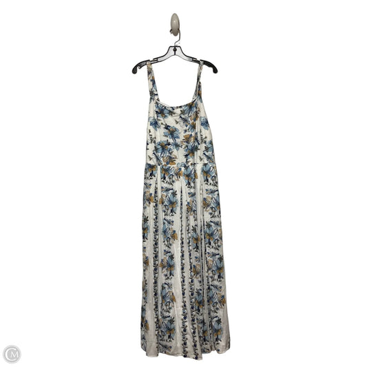 Dress Casual Maxi By Lane Bryant In Blue & White, Size: Xl