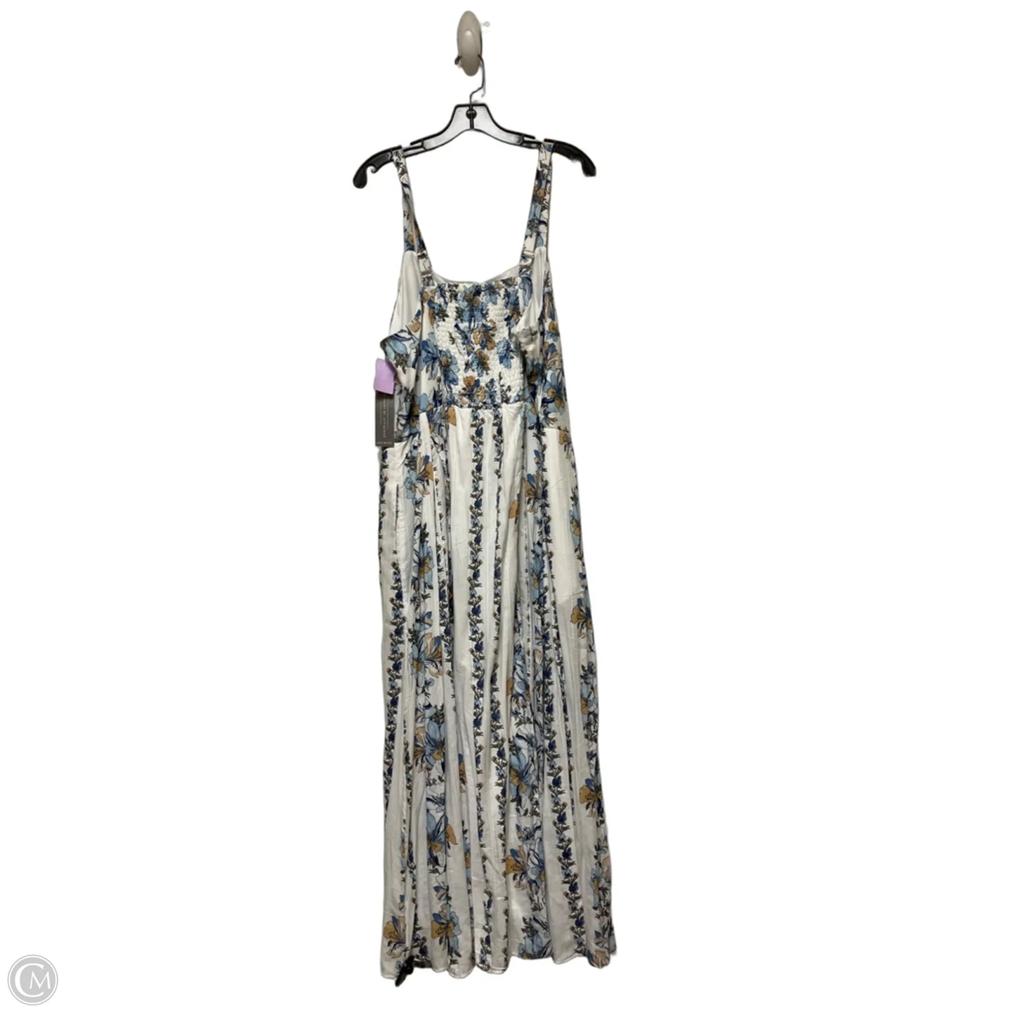 Dress Casual Maxi By Lane Bryant In Blue & White, Size: Xl