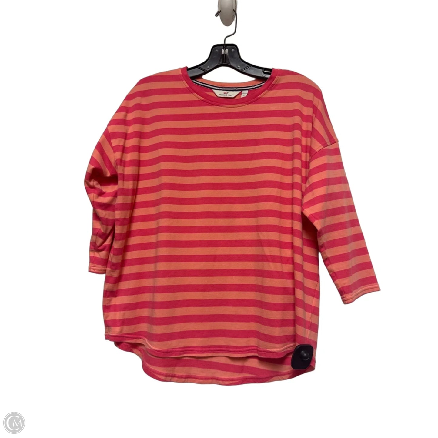 Top Long Sleeve Basic By Vineyard Vines In Striped Pattern, Size: S