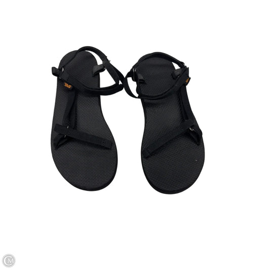Sandals Flats By Teva In Black, Size: 9