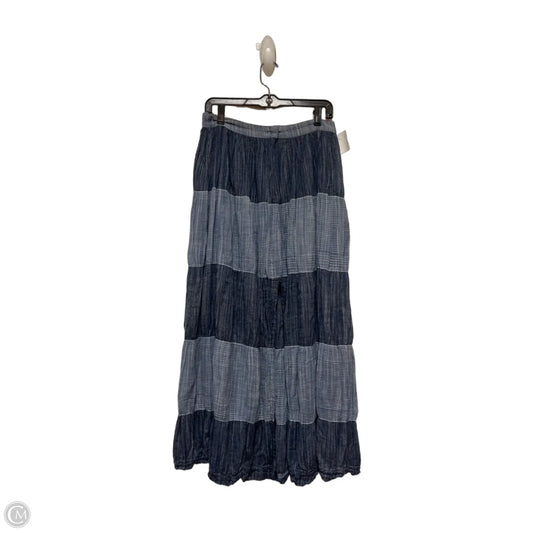 Skirt Maxi By Free People In Blue & White, Size: 0