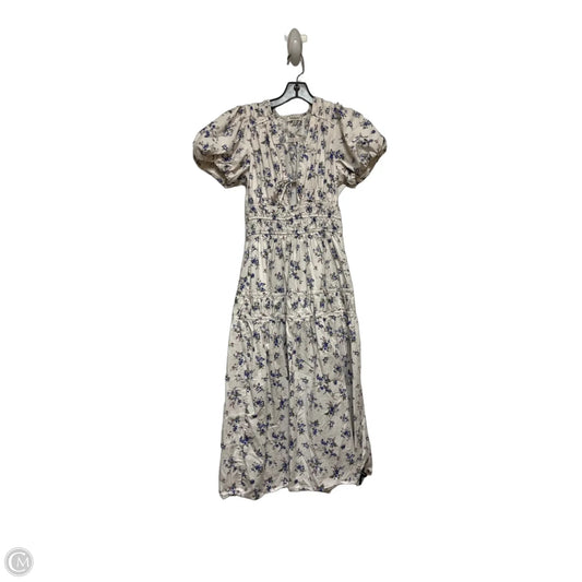 Dress Casual Midi By Francesca’s In Floral Print, Size: L