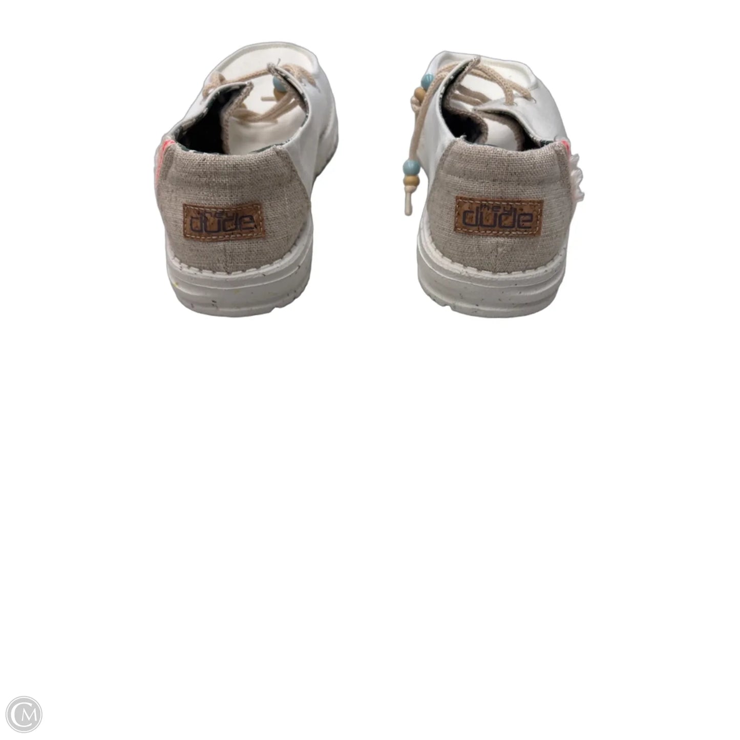Shoes Flats By Hey Dude In White, Size: 9