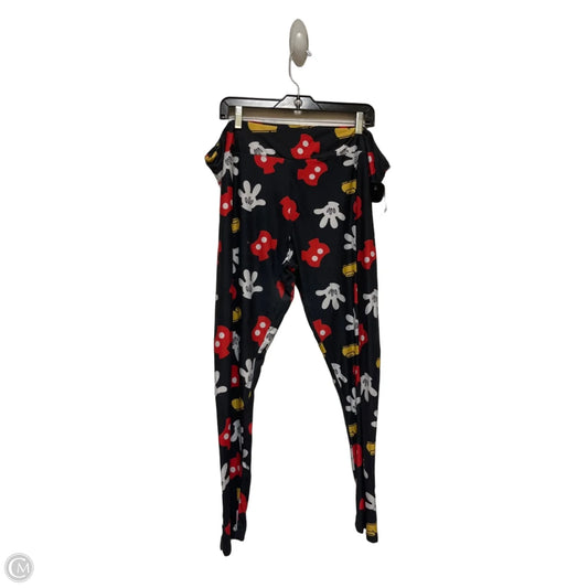 Pants Leggings By Disney Store In Black & Red, Size: 2x