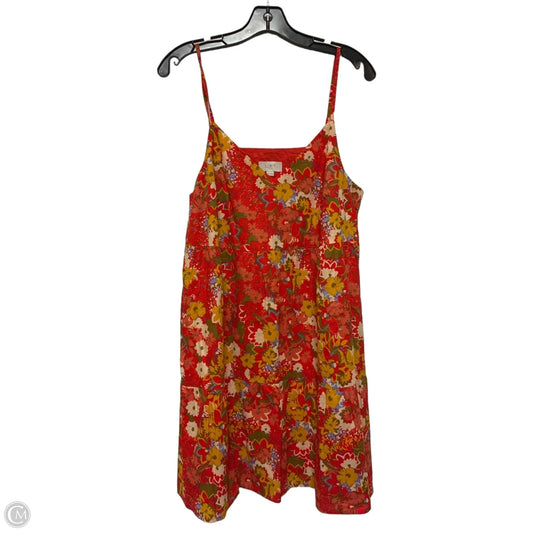 Dress Casual Short By Loft In Floral Print, Size: M