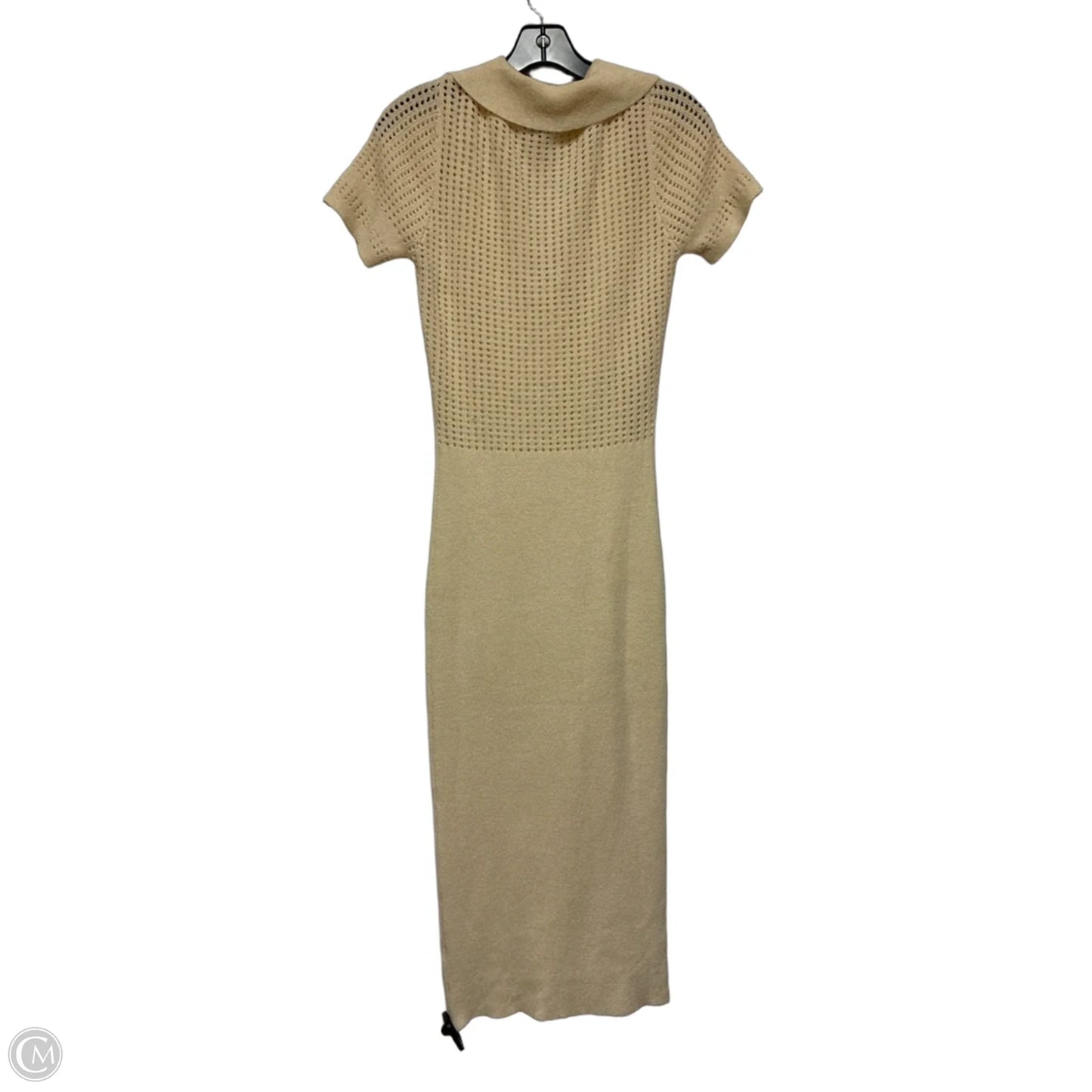 Dress Casual Midi By Clothes Mentor In Tan, Size: Xl